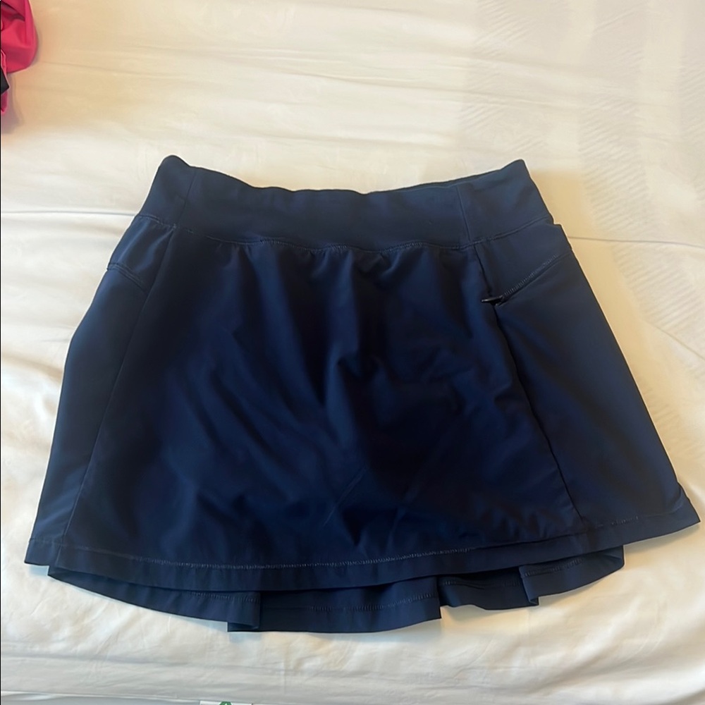 Navy Blue Athletic Skort